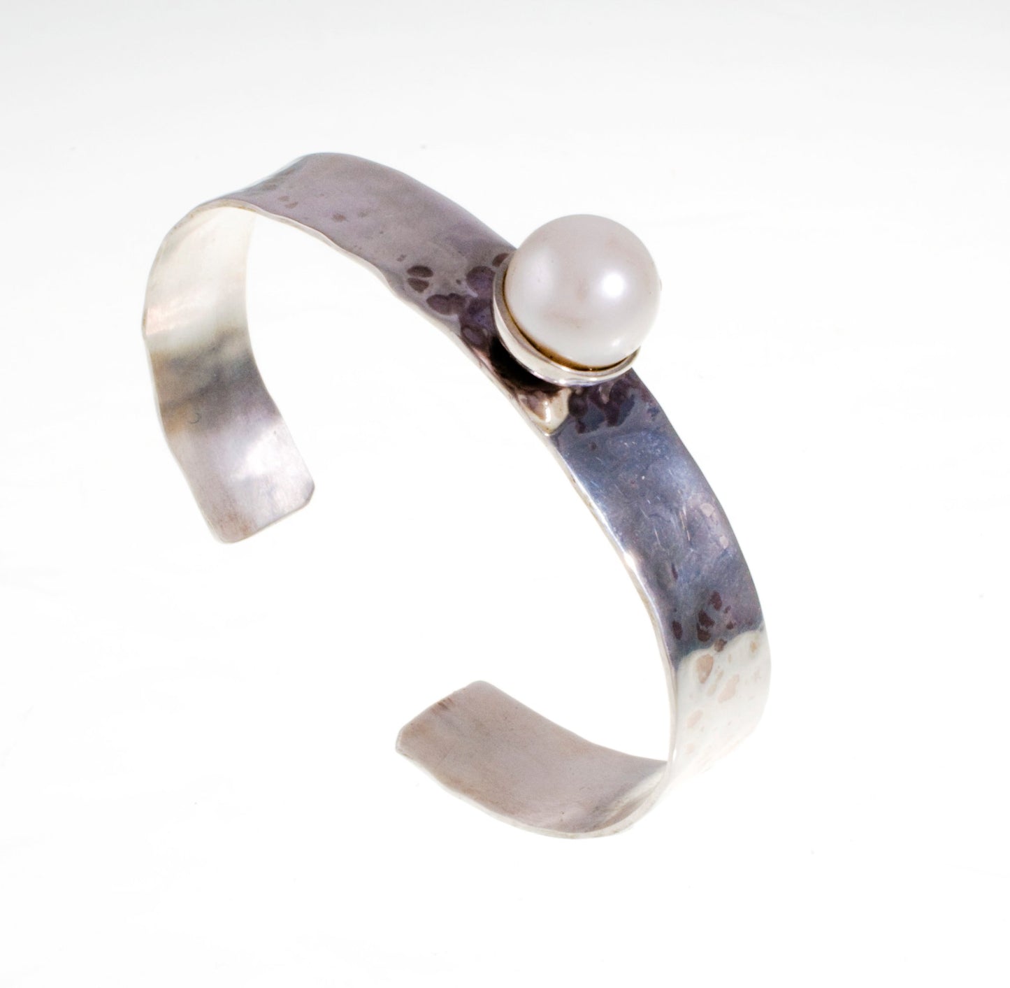 Pulsera plata y nylon